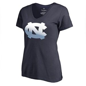 North‎ Carolina Tar Heels Women's Gradient Logo T-Shirt - Navy Size XXXL